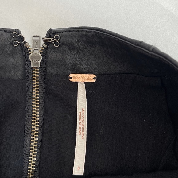 Free People Vegan Leather Skirt - Picture 4 of 4